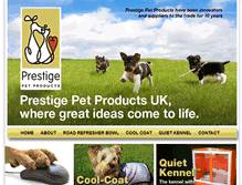 Tablet Screenshot of prestigepets.co.uk